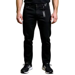 Express Mens Athletic Slim Hyper Stretch Black Jeans 38x32 NWT